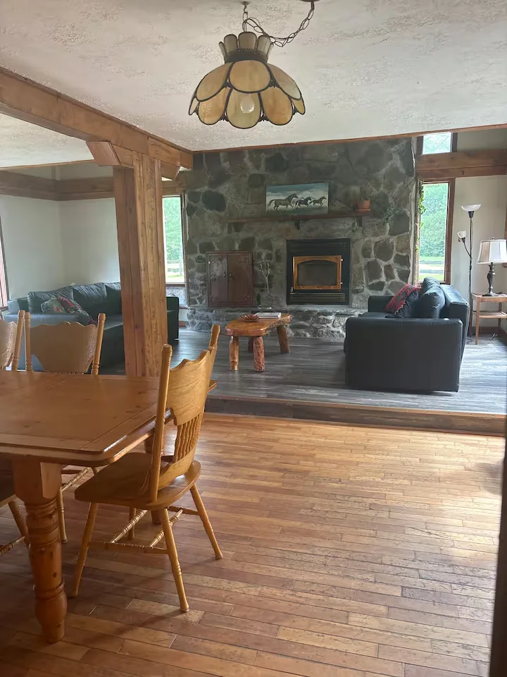 Living and dining space